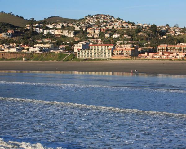 Kaunis näkymä kaupungista Pismo Beach