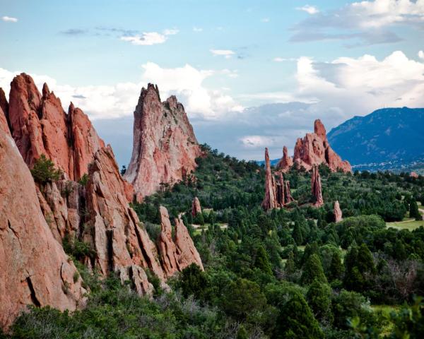 A beautiful view of Colorado Springs.