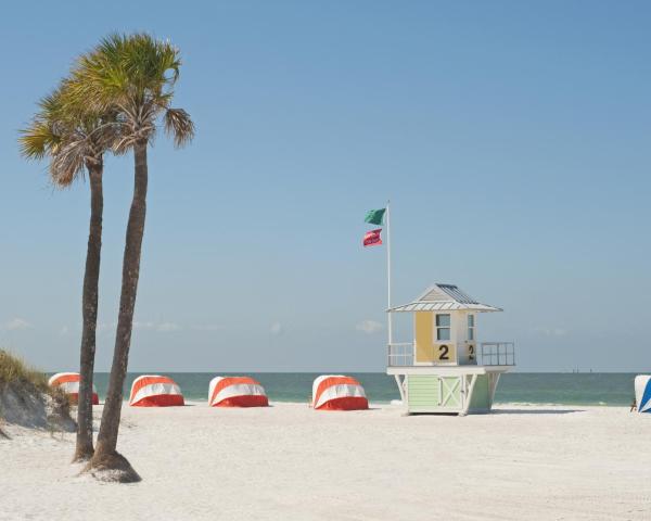 A beautiful view of Clearwater Beach.