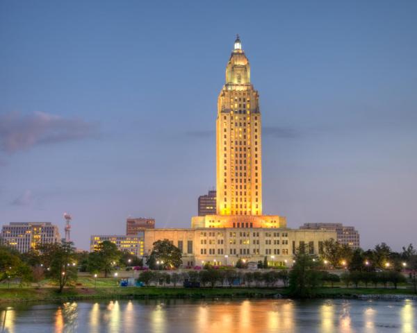 A beautiful view of Baton Rouge