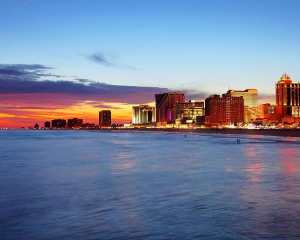 A beautiful view of Atlantic City.