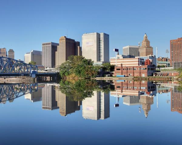 A beautiful view of Newark.