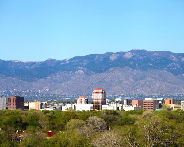 Predivan pogled na grad 'Albuquerque' 