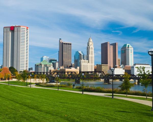 A beautiful view of Columbus.