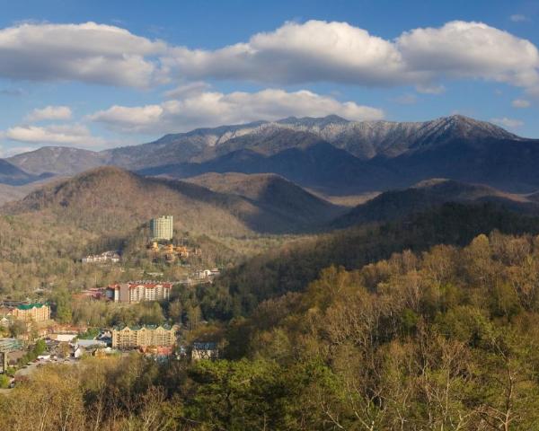 A beautiful view of Gatlinburg.