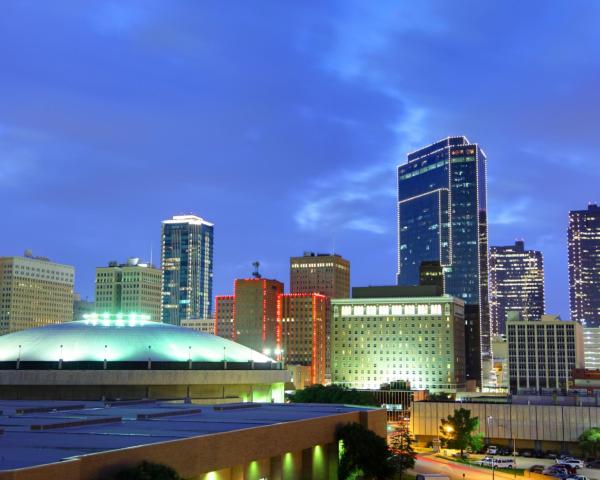 A beautiful view of Fort Worth.