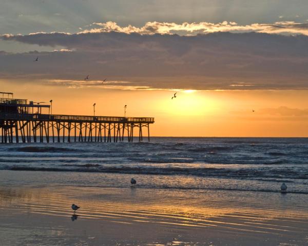 Una bella vista de Galveston