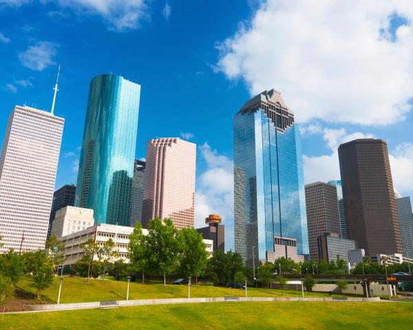 A beautiful view of Houston