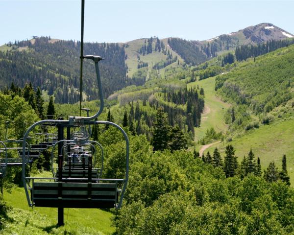 A beautiful view of Park City.