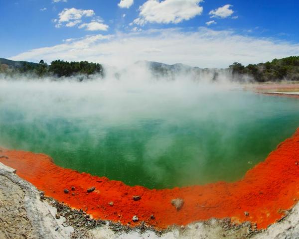 Una bellissima vista di Rotorua