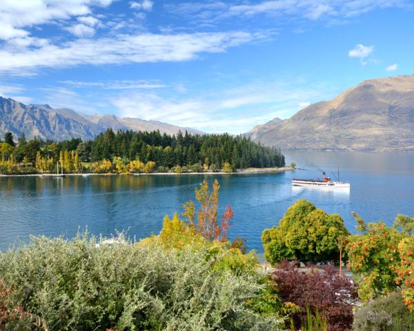 Uma bela vista de Queenstown