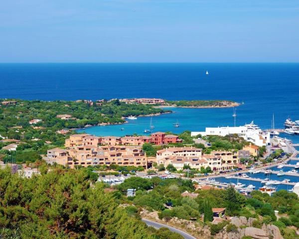 A beautiful view of Porto Cervo.