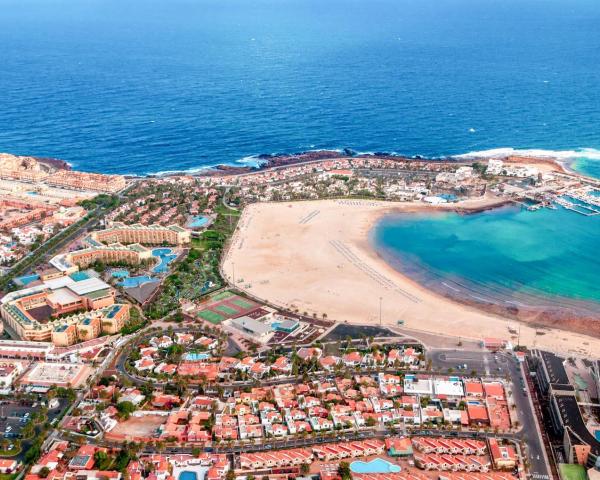 A beautiful view of Caleta De Fuste.