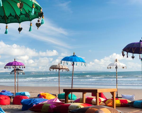 A beautiful view of Seminyak