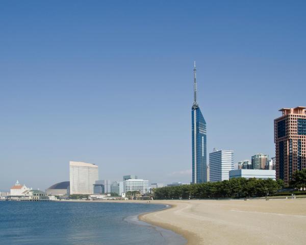 Ein schöner Blick auf Fukuoka