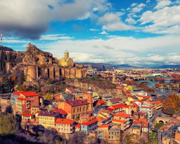 A beautiful view of Tbilisi