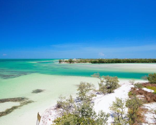 Csodás kilátás Isla Holbox városára