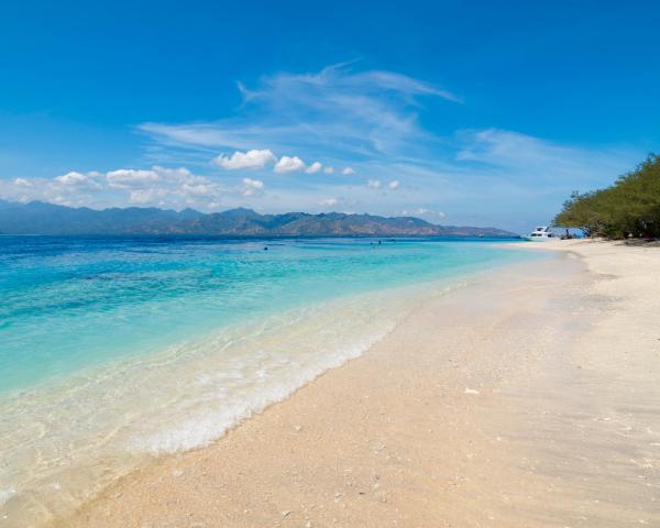 En smuk udsigt over Gili Air