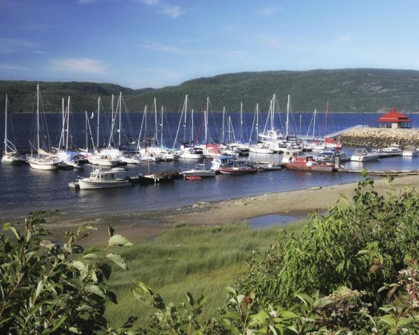 A beautiful view of L'Anse Saint Jean