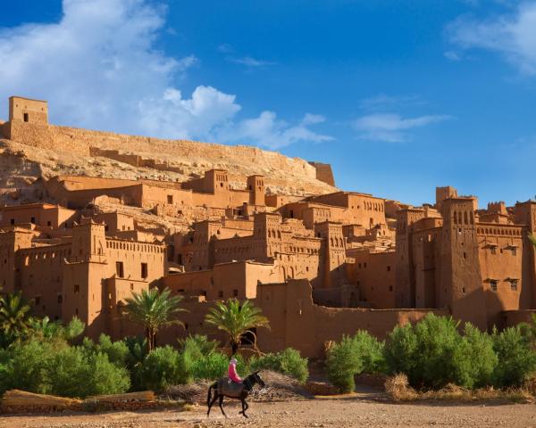 A beautiful view of Ait Ben Haddou.