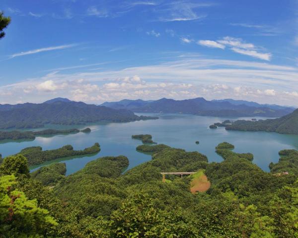 Een mooi uitzicht van Chungju