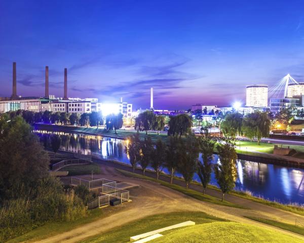 A beautiful view of Wolfsburg