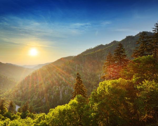 Una bellissima vista di Cherokee