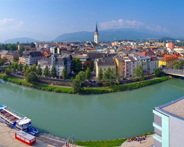 Vakker utsikt over Villach