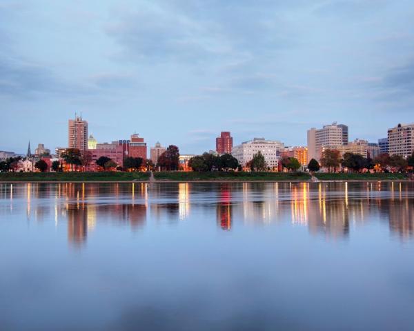 A beautiful view of Harrisburg