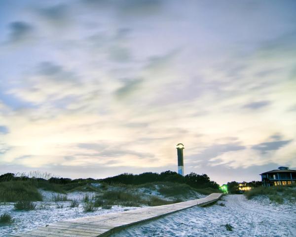 Una bellissima vista di Sullivans Island