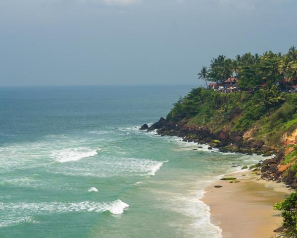 A beautiful view of Varkala.