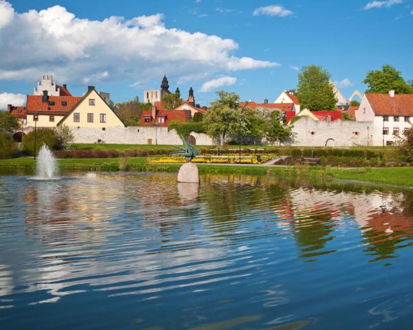 A beautiful view of Visby.
