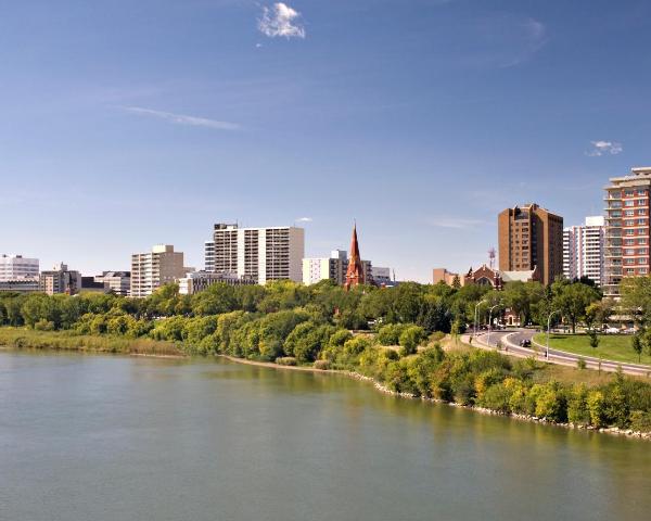 A beautiful view of Saskatoon.