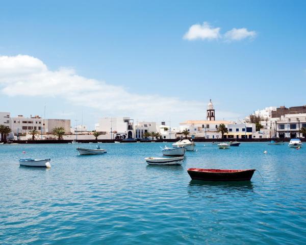 A beautiful view of Arrecife.