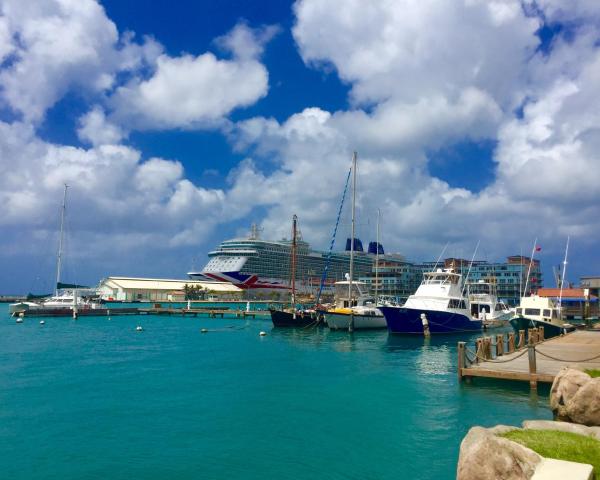 Una bonita vista de Oranjestad