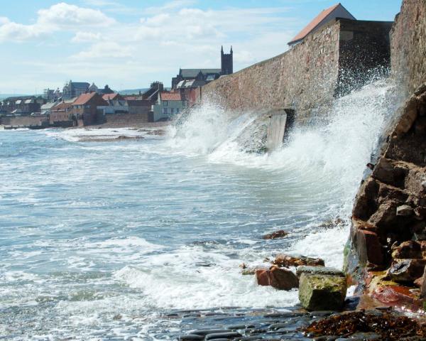 Prelep pogled na grad Dunbar