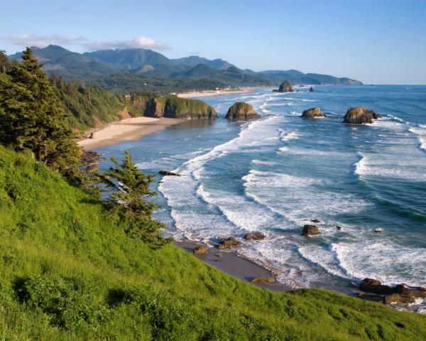 A beautiful view of Cannon Beach