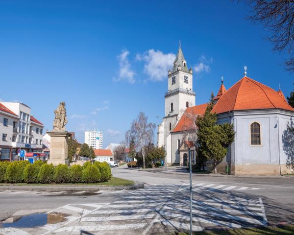 A beautiful view of Hlohovec.