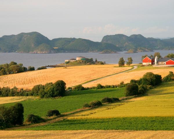 Vacker utsikt över Stjoerdal