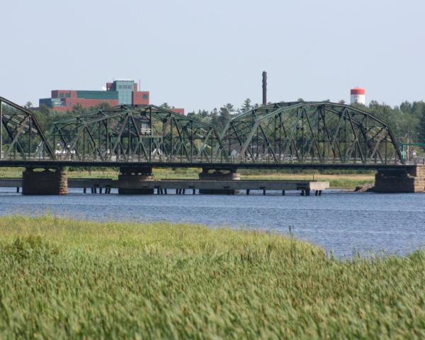 Uma bela vista de Miramichi