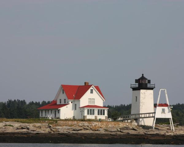 A beautiful view of Boothbay Harbor