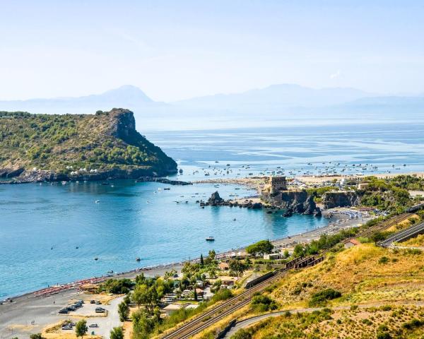 A beautiful view of Praia a Mare.