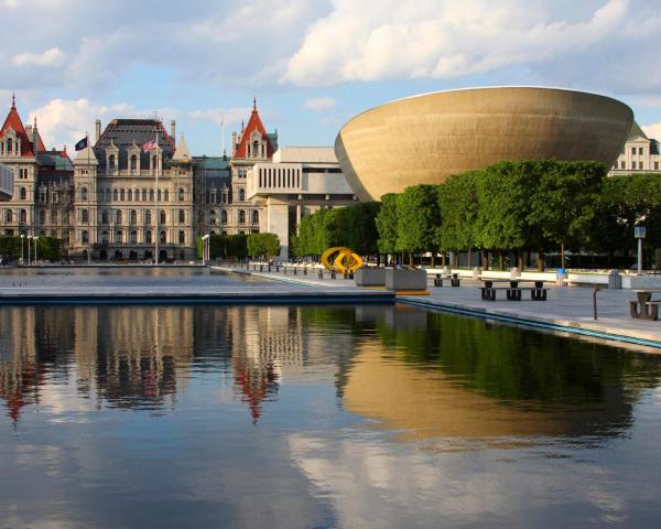 A beautiful view of Albany.