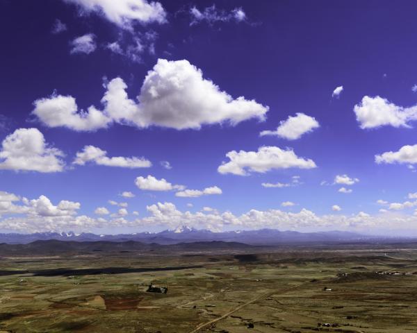 Kaunis näkymä kaupungista Ciudad Tarija