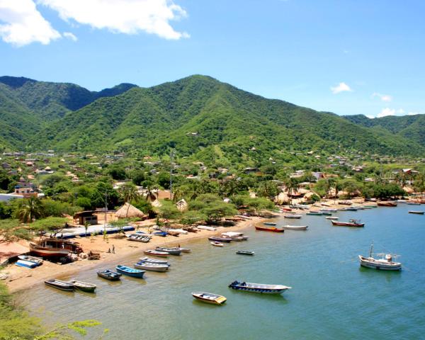 A beautiful view of Taganga.