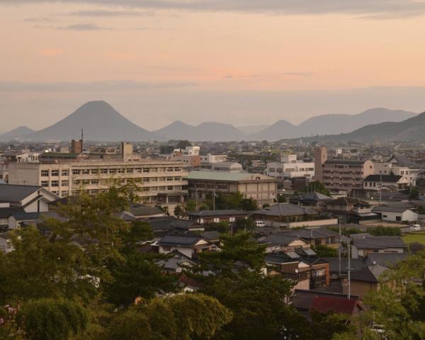 A beautiful view of Kotohira.