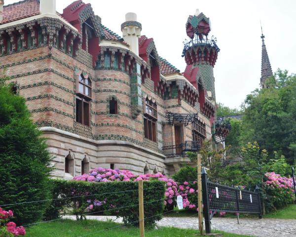 Una bonita vista de Comillas