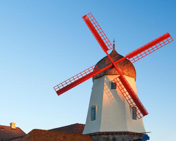 A beautiful view of Solvang