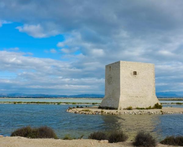 A beautiful view of Santa Pola.