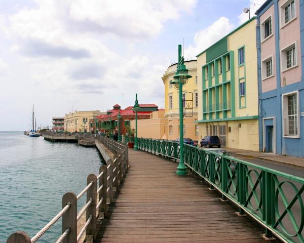 A beautiful view of Bridgetown.